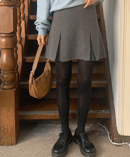konach wool skirt (2color)