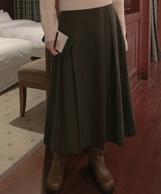 🧶재진행/wool🧶 tad skirt (2color)