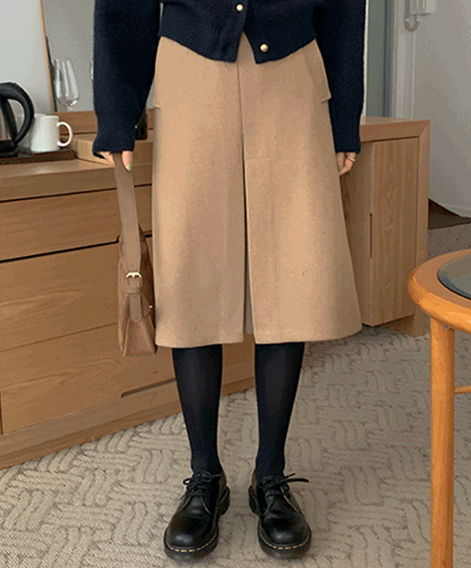stella wool skirt (3color)
