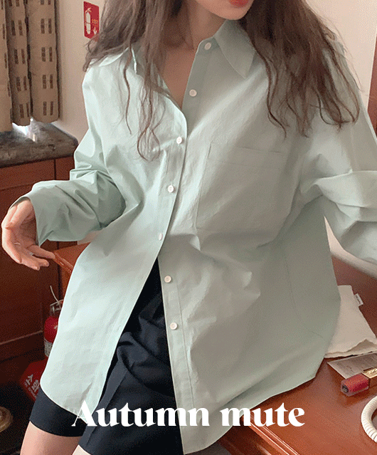 🌱자체제작🌱 [ATMT] Breezy cotton over-fit shirts (3color)